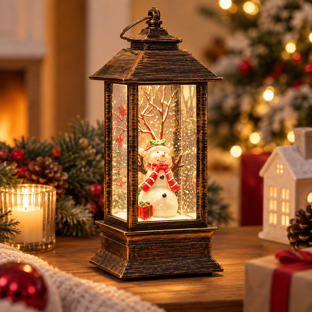 Mini Christmas Lantern Light – 5.5"