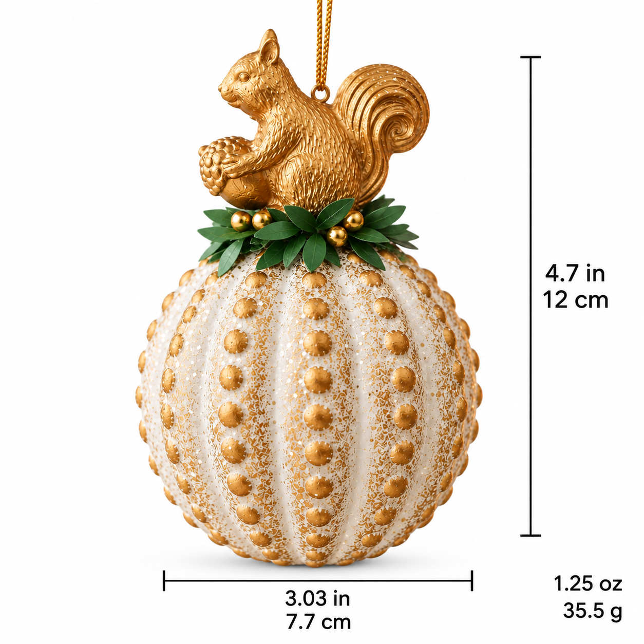 Shatterproof Reindeer Christmas Ornament – 4.7"